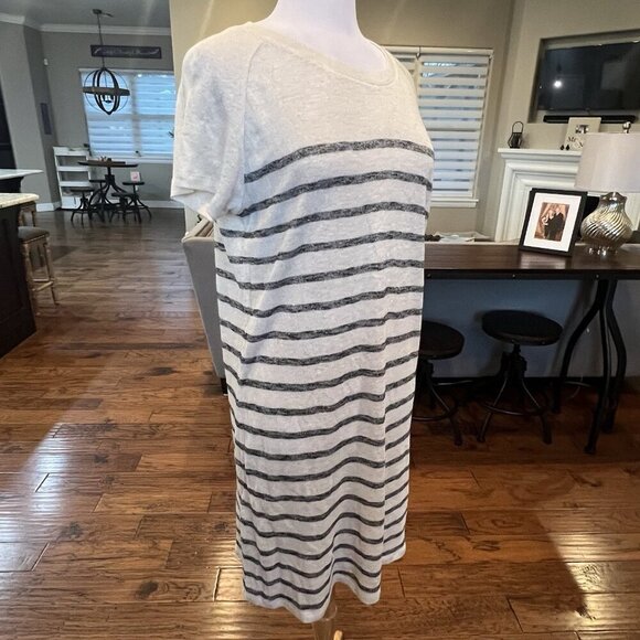 NWT $140 Comptoir Des Cotonners Linen Cotton Dress Size US Large FR XL EU XL - Picture 12 of 16